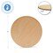 Wood Circle Discs 5 inch, 4 Thicknesses, Unfinished Birch Rounds | Woodpeckers